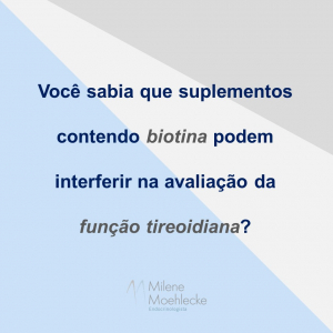 Uso de suplementos e avaliação da função tireoidiana